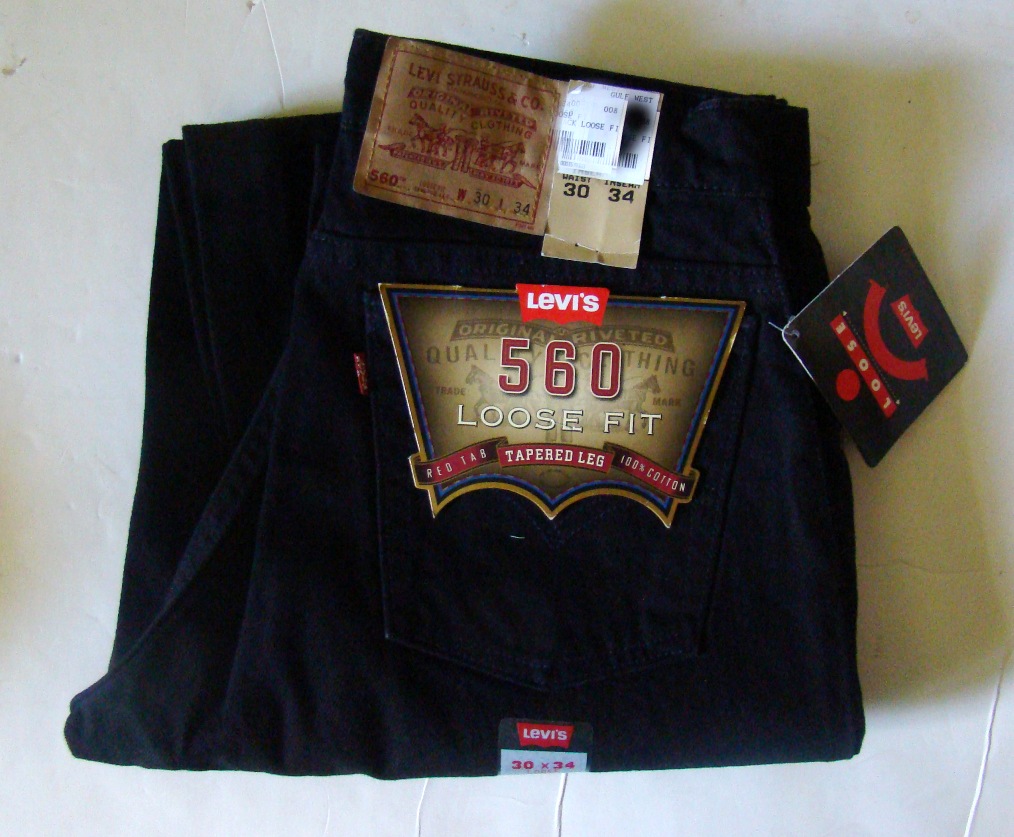 levis 560 jeans black